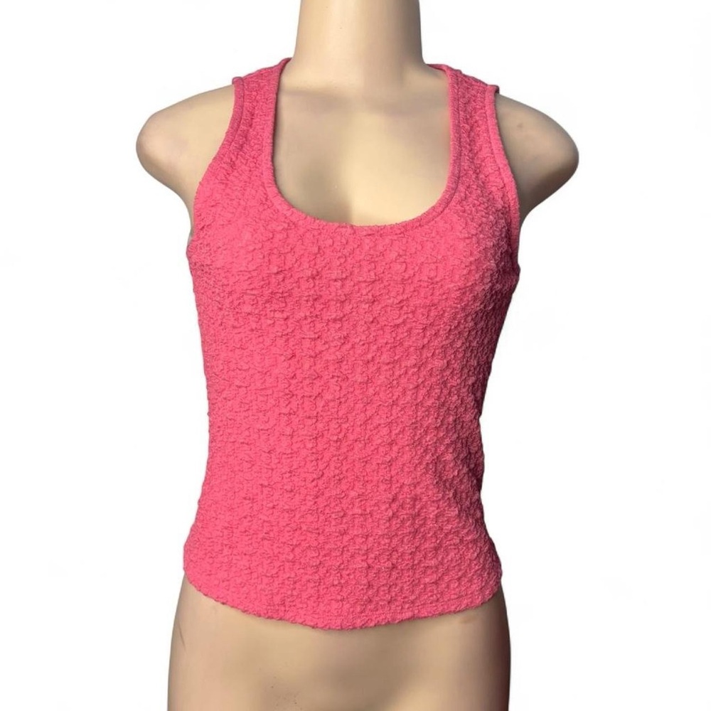 Papermoon Pink Textured Tank Top